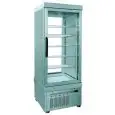 VITRINE RÉFRIGÉRÉE POUR PÂTISSERIE - MOD. TEK/20 - STRUCTURE EXTERNE EN ALUMINIUM ANODISÉ - VERRE À FAIBLE ÉMISSIVITÉ - TEMPÉRATURE °C +2/+10 - ALIMENTATION MONOPHASÉE - RÉFRIGÉRATION STATIQUE - VITRINE DE VOTRE CHOIX SUR 1, 2, 3 ou 4 CÔTÉS - DIM. CM L 76