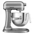 BATTEUR MÉLANGEUR PLANÉTAIRE KITCHENAID - Mod K6S Heavy Duty Argenté - Structure en métal - 1 bol lt 6,6 - Puissance 375 W - Alimentation monophasée 220-240V - Dimensions cm L 28,7 x P 37,1 x H 41,9