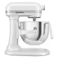 BATTEUR MÉLANGEUR PLANÉTAIRE KITCHENAID - Mod K6W Heavy Duty Blanc - Structure en métal - 1 bol lt 6,6 - Puissance 375 W - Alimentation monophasée 220-240V - Dimensions cm L 28,7 x P 37,1 x H 41,9