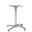 Base - couleur aluminium - Structure empilable en aluminium verni avec accessorio pieghevole e pieds réglables - Modèle 611-F3-01
