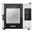 FOUR ÉLECTRIQUE À CONVECTION ET VAPEUR AVEC CONTRÔLE NUMÉRIQUE - Cod. GOURMET 621E - CONVIENT POUR GAZTRONOMIE - Capacité plaques n. 6 GN 2/1 (cm 65x53) ou n. 12 GN 1/1 (cm 32,5x53) - Puissance kW 17,5 -Voltage230/400 V 50/60 Hz - Température max °C 270 -