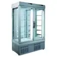 VITRINE RÉFRIGÉRÉE POUR PÂTISSERIE - MOD. TEK/31 - STRUCTURE EXTERNE EN ALUMINIUM ANODISÉ - VERRE À FAIBLE ÉMISSIVITÉ - TEMPÉRATURE °C +2/+10 - ALIMENTATION MONOPHASÉE - RÉFRIGÉRATION STATIQUE - VITRINE DE VOTRE CHOIX SUR 1, 2, 3 ou 4 CÔTÉS - DIM. CM L 13