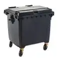 Poubelle extérieure à roulettes capacité lt 1100 Medial Mod 766660