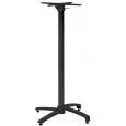 Base - couleur noir - Structure en aluminium empilable avec accessorio pieghevole e pieds réglables - Modèle 774-HF3N