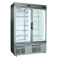 VITRINE RÉFRIGÉRÉE POUR PÂTISSERIE ET CRÈME GLACÉE - MOD. TEK/39 - STRUCTURE EXTERNE EN ALUMINIUM ANODISÉ - VERRE À FAIBLE ÉMISSIVITÉ - TEMPÉRATURE °C -15/-25 - DEUX COMPARTIMENTS SÉPARÉS - ALIMENTATION MONOPHASÉE - RÉFRIGÉRATION STATIQUE - VITRINE DE VOT