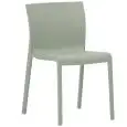 Sedia - couleur Verde - Structure en polypropylène, resistente ai raggi UV - Modèle 859-verde
