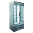 VITRINE RÉFRIGÉRÉE POUR PÂTISSERIE ET CRÈME GLACÉE - MOD. TEK/28 - STRUCTURE EXTERNE EN ALUMINIUM ANODISÉ - VERRE À FAIBLE ÉMISSIVITÉ - TEMPÉRATURE °C -15/-25; +2/+10 - DEUX COMPARTIMENTS SÉPARÉS - ALIMENTATION MONOPHASÉE - PUISSANCE W 500 - CAPACITÉ : 52