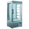 VITRINE RÉFRIGÉRÉE POUR PÂTISSERIE - MOD. TEK/23 - STRUCTURE EXTERNE EN ALUMINIUM ANODISÉ - VERRE À FAIBLE ÉMISSIVITÉ - TEMPÉRATURE °C +2/+10 - ALIMENTATION MONOPHASÉE - RÉFRIGÉRATION STATIQUE - VITRINE DE VOTRE CHOIX SUR 1, 2, 3 ou 4 CÔTÉS - DIM. CM L 90