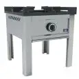 RECHAUD À GAZ 1 FEU - Mod. AHB0001/U - Brûleur de 12Kw - Dimensions 600 x 600 x h550 mm