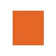 COULEUR DÉCORATION PANNEAU AVANT CENTRAL ORANGE D102