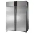 ARMOIRE FRIGO CONGÉLATEUR EN ACIER INOX AISI 304 - FROID VENTILÉ - Mod. AF14PKMBT - GASTRONORM 2/1 - CAPACITÉ 1400 L - 2 PORTES - ARRÊT VENTILATION - TEMPÉRATURE -18°/-22°C - Dim. L 142 x P 80 x h 203/210 cm - Norme CE