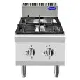 PLAN DE CUISSON À GAZ - Mod. CV7I2DE1 - 2 FEUX - AVEC FLAMME PILOTE - Puissance 10,5 kW - Dimensions L 40 X P 70 X H 54,7 cm - Norme CE