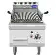 GRILL PIERRE DE LAVE PROFESSIONNEL À GAZ - DE COMPTOIR - Mod. CV7I4EOE - Puissance 7 kW - Dimensions L 40 X P 70 X H 54,7 cm - Norme CE
