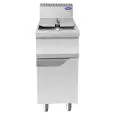 FRITEUSE À GAZ - LINEA COOK - Mod. CV7I4HH - 1 CUVE 16 L D'HUILE - COMPARTIMENT AVEC PORTE À BATTANT - Puissance 13 kW - Dimensions L 40 X P 70 X H 108,5 cm - Norme CE