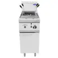 CUISEUR À PÂTES - À GAZ - Mod. CV7I4RH - 1 CUVE 24 - COMPARTIMENT AVEC PORTE À BATTANT - Puissance 10 kW - Dimensions L 40 X P 70 X H 108,5 cm - Norme CE