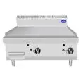 PLANCHA PROFESSIONNELLE À GAZ, PLAQUE INOX LISSE - DE COMPTOIR - Mod. CV7I8IEC - Puissance 14 kW - Dimensions L 80 X P 70 X H 54,7 cm - Norme CE