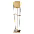 SUPPORT PELLE À PIZZA ÉQUIPÉ DE BOITE - MOD. AV4910 - HAUTEUR 135 cm