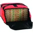 SAC THERMIQUE- MOD. AV4975 - CAPACITÉ 5 PIZZAS ø 33 cm POUR LIVRAISON À DOMICILE- DIM. 37 x  37 x h 20 cm