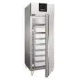 ARMOIRE RÉFRIGÉRÉE EN ACIER INOX - VENTILÉE - Mod AXF600FISH - CAISSES (cm L 60 x P 40,5) - 1 PORTE - CAPACITÉ LT 537 - TEMPÉRATURE 0° / +10° C - Dim cm L 68 x P 81 x h 200