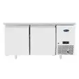 TABLE RÉFRIGÉRÉE EN ACIER INOX - FROID VENTILÉ - Mod. B-EPF3495-S-GR - PÂTISSERIE - PLAQUES 60 x 40 cm - 2 PORTES - CAPACITÉ 280 L - TEMPÉRATURE -2°/+8°C - Dim. L 151 x P 80 x h 84 cm - Norme CE