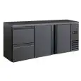 ARRIÈRE DE BAR RÉFRIGÉRÉ POUR BOISSONS - Mod DD 322 UF - Température 0°/+10°C - Capacité de 482 litres - Alimentation monophasée V220/1 - Puissance de 320 W - Dimensions cm L 200,2 x P 51,3 x H 86 - Poids de 106 kg