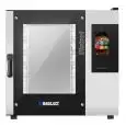 FOUR Â GAZ COMBINÉ À CONVECTION ET VAPEUR AVEC PANNEAU TOUCH SCREEN AVEC ICÔNES - Cod. BISTROT 665G VISION - CONVIENT POUR BOULANGERIE ET PÂTISSERIE - Capacité plaques n. 6 40 x 60 cm ou 46 x 66 cm- Puissance kW 14,5 -Voltage230 V 50/60 Hz MONOPHASE - Tem