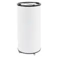 PRÉSENTOIR RÉFRIGÉRÉ POUR BOISSONS - Mod DN65H - Capacité de 65 L - Réfrigération statique - Alimentation monophasée - Puissance 100 W - Dimensions cm ø 44,5 x 96,5h - Norme CE
