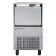 MACHINE À GLAÇONS EN GRAINS - Cod. CD 55 - CAPACITÉ BAC 20 Kg - PRODUCTION AVEC MOTEUR À AIR JUSQU’À 55 kg/24h - PRODUCTION AVEC MOTEUR À EAU JUSQU’À 58 kg/24h - Dim. L 46,5 x P 59,5 x H 78,4 cm - Norme CE