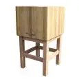 Billot en bois de robinier avec tabouret en bois Euroceppi