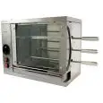 MULTIGRILL - MOD. CEV2 -  Structure portante en acier inox - 2 résistances avec régulateur d'énergie - 2 + 1 épées inox - Alimentation 230V monophasée - Puissance 1,8 KW - Dimensions : L 58,7 X P 31,5 X h 45 cm - Norme CE
