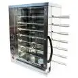 MULTIGRILL - MOD. CEV4 -  Structure portante en acier inox - 2 résistances blindées indépendantes, avec régulateur d'énergie - 4 + 3 épées inox - Alimentation 400V triphasée - Puissance 3,6 KW - Dimensions : L 58,7 X P 31,5 X h77 cm - Norme CE