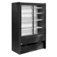 PRÉSENTOIR MURAL RÉFRIGÉRÉ SELF-SERVICE - POUR BOISSONS, PRODUITS LAITIERS ET PRODUITS EMBALLÉS - MOD. CHAMONIX 4P CP - PORTES COULISSANTES - 4 RAYONS - ÉCLAIRAGE LED - ALIMENTATION MONOPHASÉE 230V/50 Hz - FROID VENTILÉ - TEMPÉRATURE +0/+2 °C - NORME CE