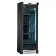 VITRINE RÉFRIGÉRÉE POUR VIN - Mod ENY 420 N BLACK - STATIQUE - TEMPÉRATURE °C +4/+18 - N. 1 PORTE EN VERRE - STRUCTURE EN BOIS FRÊNE NOIR - CAPACITÉ BRUTE 382 L - CAPACITÉ NETTE 342 L - PUISSANCE 230 W - ALIMENTATION 220/50Hz MONOPHASE - DIMENSIONS cm L 6