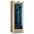 VITRINE RÉFRIGÉRÉE POUR VIN - Mod ENY 420 N NATURAL - STATIQUE - TEMPÉRATURE °C +4/+18 - N. 1 PORTE EN VERRE - STRUCTURE EN BOIS FRÊNE NATUREL - CAPACITÉ BRUTE 382 L - CAPACITÉ NETTE 342 L - PUISSANCE 230 W - ALIMENTATION 220/50Hz MONOPHASE - DIMENSIONS c