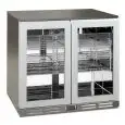 Arrière-bar réfrigéré SUBZERO inox modèle COLD BAR 200 INOX, capacité 188 l et température -2°C/+10°C.