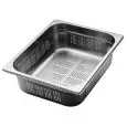 BACS GASTRONORM PERFORÉ EN ACIER INOX 2/1 - 650x530 mm