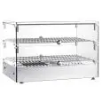 Vitrine chauffante de comptoir - Mod CRH 55 2 - Socle en acier inoxydable – Température de +30° à +90°C - Dimensions cm L 55,5 x P 36,1 x H 37,9