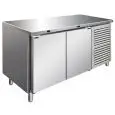 Table réfrigérée en acier inox avec température combinée positive et négative Klimaitalia CXF 2100 BTN