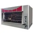 RÔTISSOIRE PLANETAIRE A GAZ - MOD. DELTA30P - Capacité n. 30 poulets - N. 6 broches de cm 91 - Puissance thermique: 13,8 Kw - Consommation: 1,08 Kg/h GAZ GPL - Dimensions : cm 125 x 71 x 73 h - Norme CE
