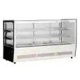 Vitrine présentoir chauffante d'une capacité de 225 litres et d'une température de +30 à +80 °C Klimaitalia FNJ120