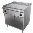 PLANCHA ÉLECTRIQUE - MOD. G7NUP2DCT - n. 2 zones de cuisson - PLAQUE NERVURÉE - Puissance kW 10,8 - Dim. 80x70xh85 cm - Norme CE