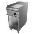 PLANCHA À GAZ - MOD. G7NUQ1DCN - PLAQUE LISSE - Compartiment ouvert - Puissance kW 6 - Dim. 40x70xh85 cm - Norme CE