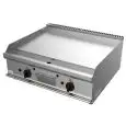 PLANCHA À GAZ DE COMPTOIR - MOD. G7NUQ2DDN - PLAQUE LISSE - n. 2 zones de cuissson - Puissance kW 12 - Dim. 80x70xh27 cm - Norme C