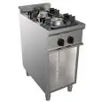 CUISINIÈRES À GAZ  2 FEUX - MOD. G7NURG2DC1M1G - Compartiment ouvert - Puissance kW 12 - Dim. 40x70xh85 cm - Norme CE