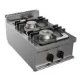 PLAN DE CUISSON AU GAZ - MOD.  G7GWRG2DD1M1G - N. 2 feux - Puissance kW 12 - Dim 35x70xh27 cm - Norme CE