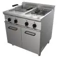 FRITEUSE ÉLECTRIQUE - LIGNE EASY - MOD. G7JYM2V17 - N. 2 cuves 17+17 Lt d'huile - Puissance kW 33 - Dim.  80x70xh85 cm - Norme CE