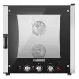 FOUR Â GAZ COMBINÉ À CONVECTION ET VAPEUR - Cod. EASY6G - CONVIENT POUR GAZTRONOMIE,BOULANGERIE ET PÂTISSERIE - Capacité plaques n. 6 60 x 40 cm ou GN  1/1 - Puissance kW 14,5 -Voltage230 V 50/60 Hz MONOPHASE - 12470 KCAL/H - Température max °C 270 - Dim.