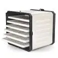 DÉSHYDRATEUR - Mod. ESS/CU -  Structure en acier peint et nylon - Commandes manuelles - 6 tiroirs en ABS - Puissance de chauffe 500 W - Alimentation monophasée - Dimensions L 27 x P 26 x 35h cm - Norma CE