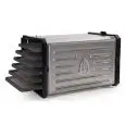 DÉSHYDRATEUR - Mod. ESS/DL -  Structure en acier peint et nylon - Contrôlé par carte électronique et écran digital - 5 programmes - Puissance de chauffe 500 W - Dimensions L 27 x P 26 x 50h cm