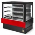 VITRINE CHAUDE - MOD EVOK CHAUD L2 CHAUD - CHAUD VENTILÉ - TEMPÉRATURE °C +65 - PROFONDEUR DE SURFACE D’AFFICHAGE : 66 CM - PORTES COULISSANTES AVANT
